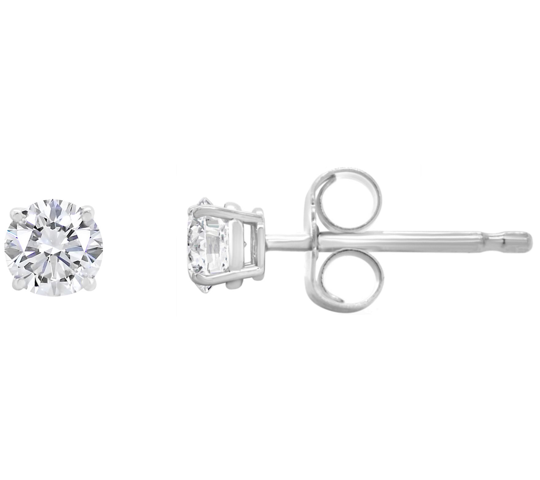Affinity 0.30 cttw Round Diamond Stud Earrings,14K