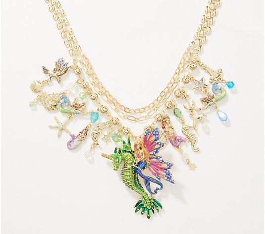 Kirks Folly Magical World Of The Sea Fairies Couture Necklace