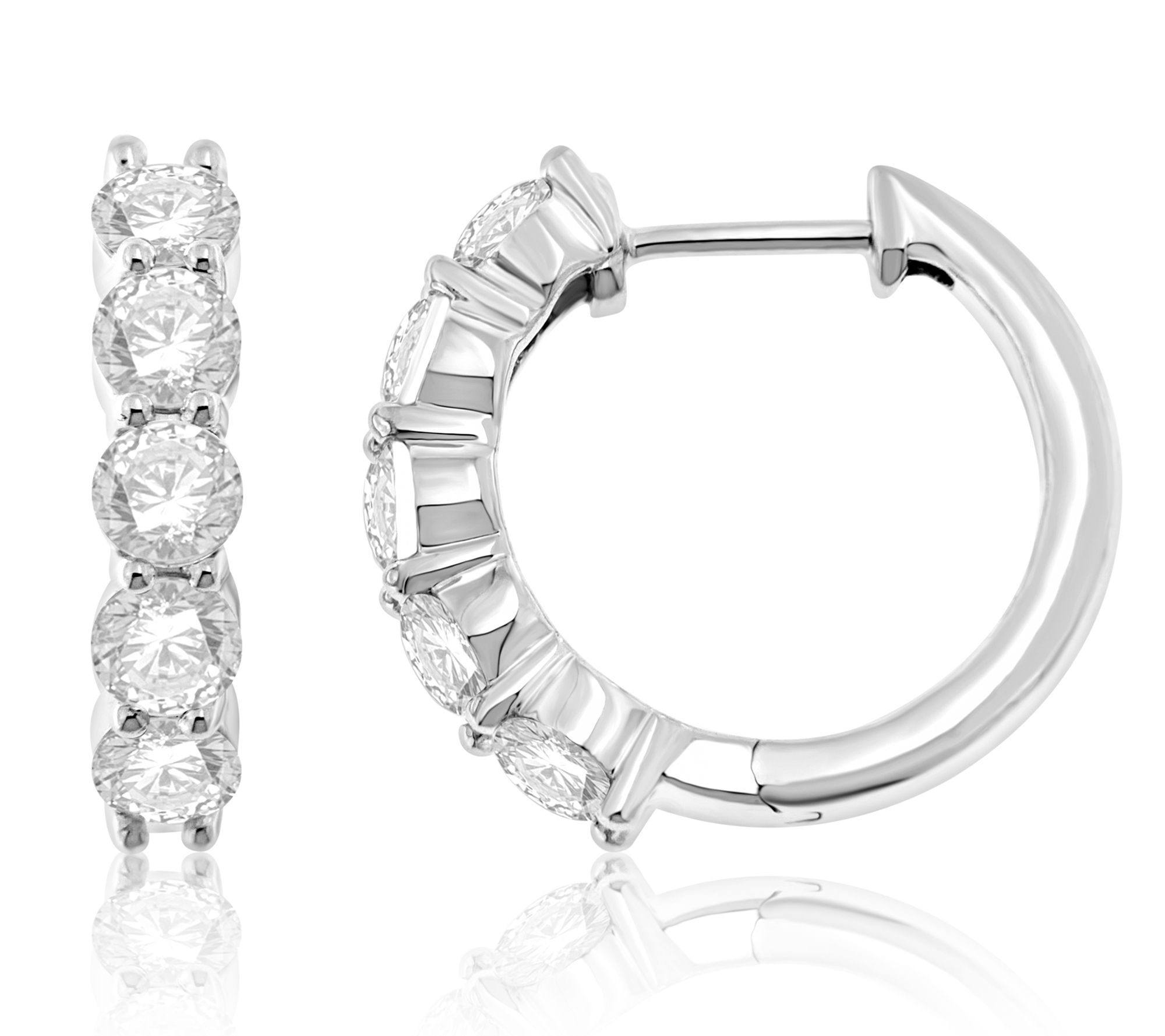 Diamond hoop clearance earrings jared