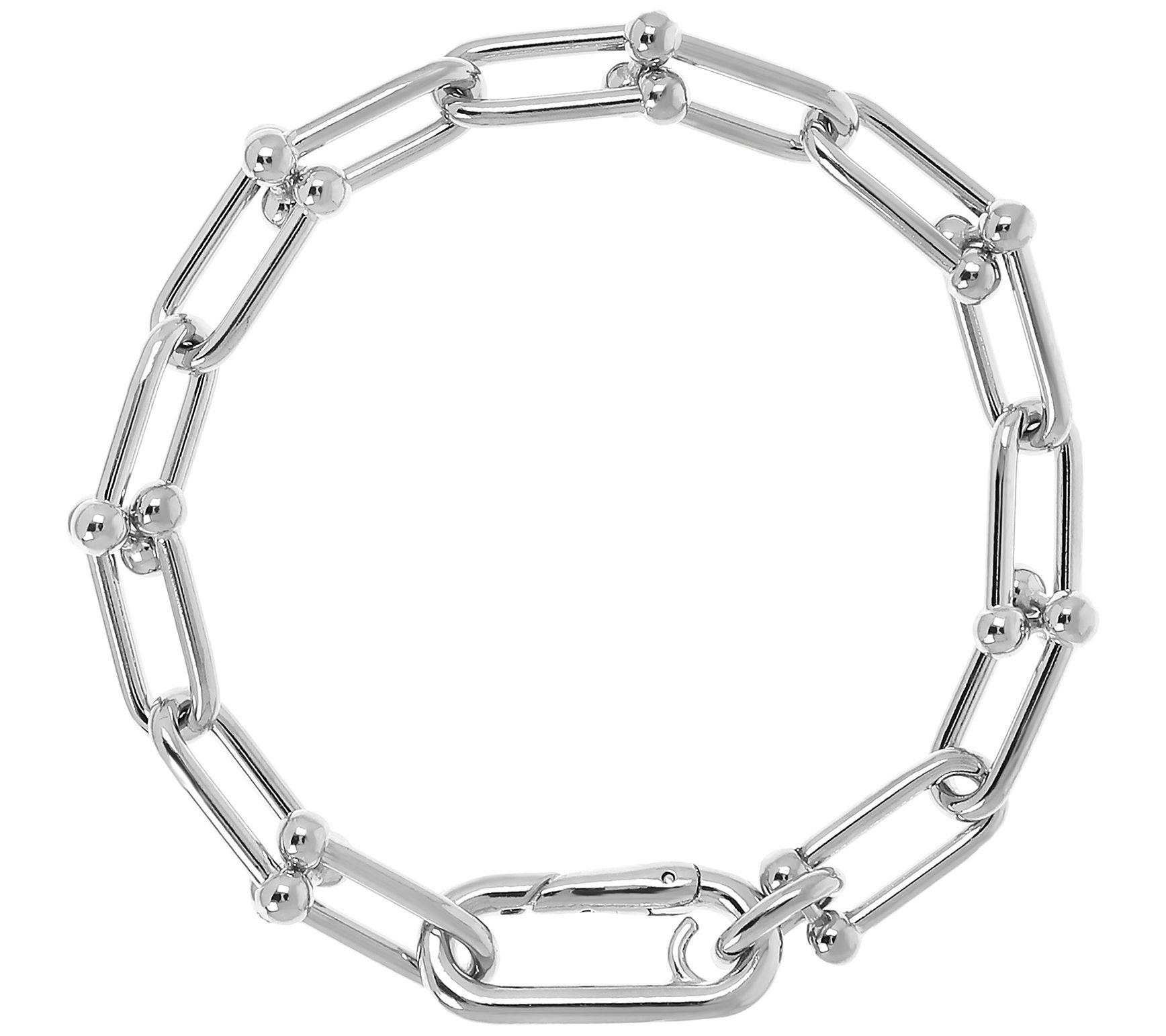 Bronzo Italia Bold Paperclip Link Bracelet