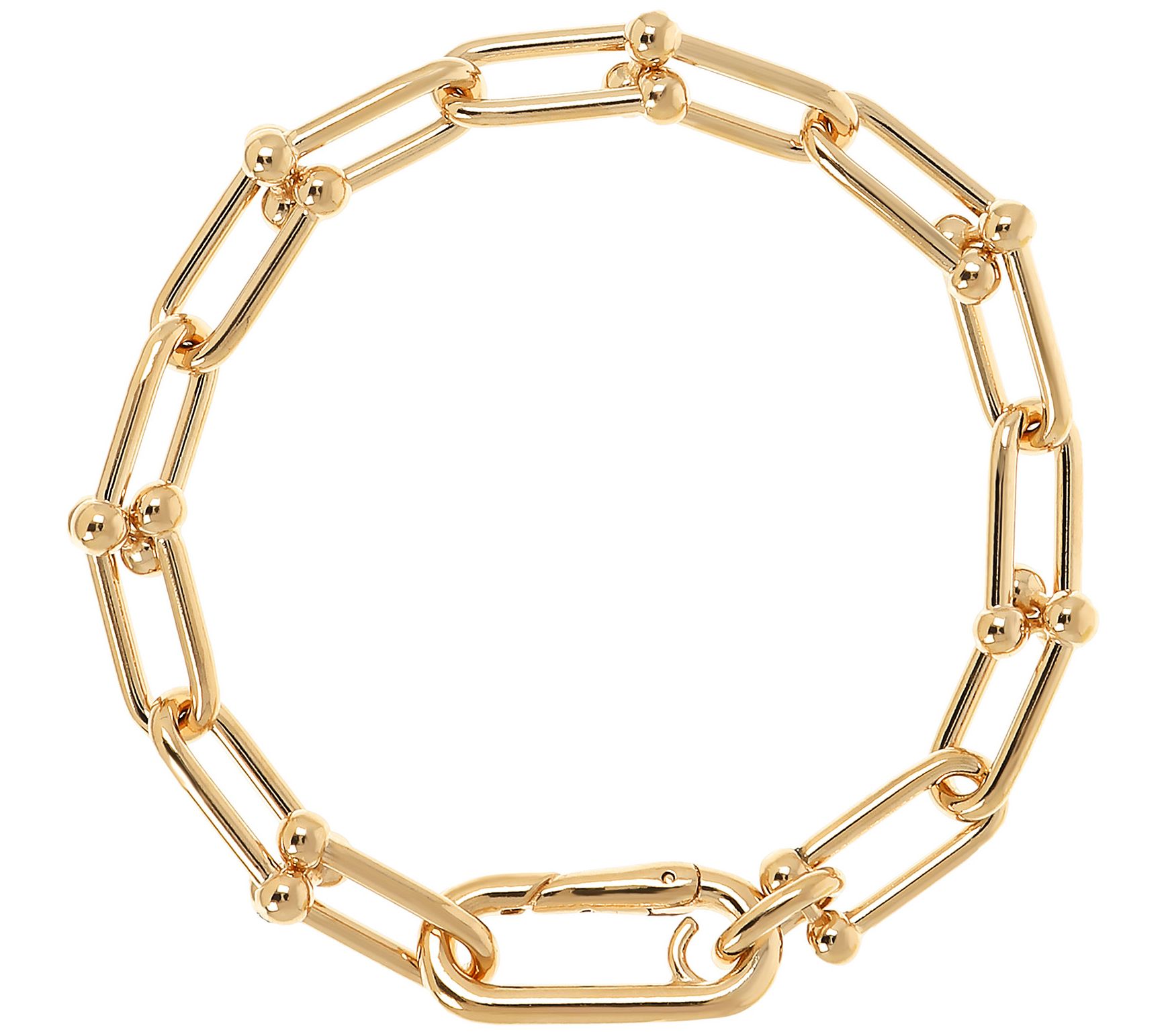 Bronzo Italia Bold Paperclip Link Bracelet