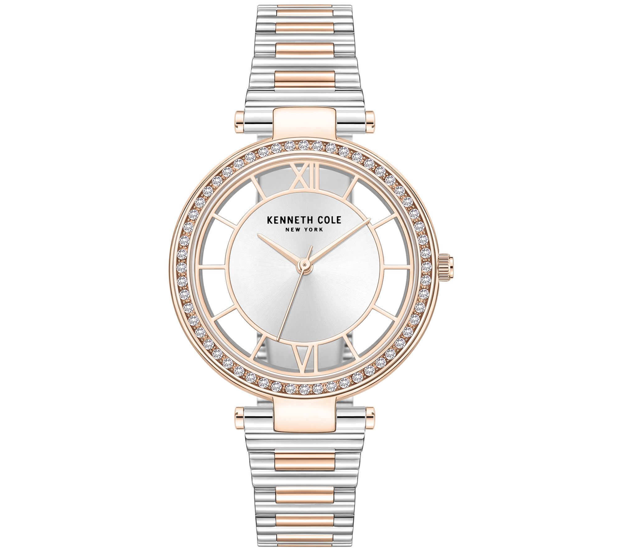 Kenneth Cole New York Women's Crystal Transpare ncy Watch - QVC.com