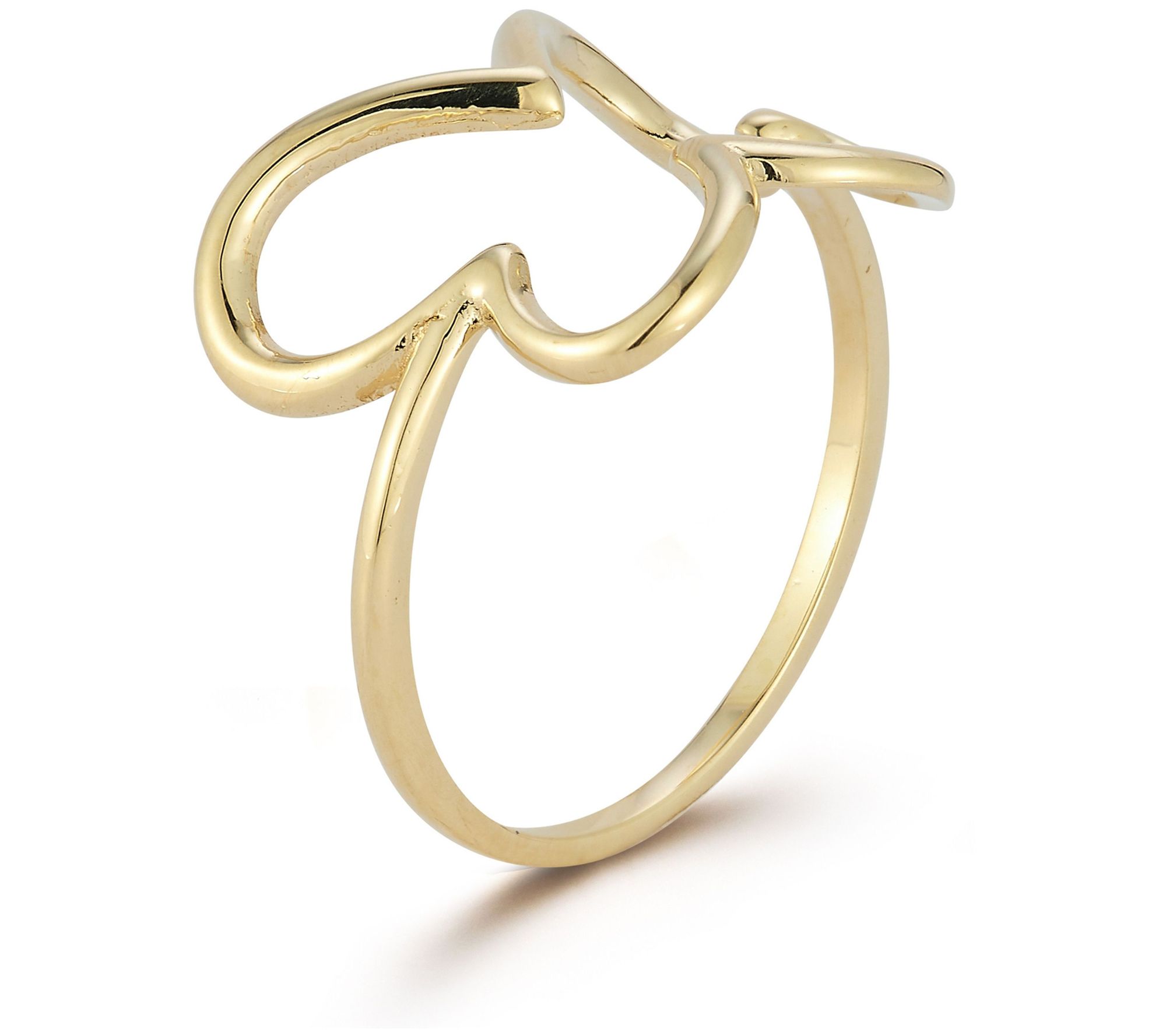 Luminosa Gold Open Butterfly Ring, 14K