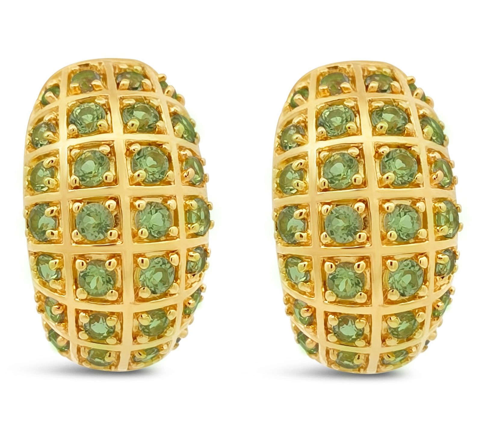 Elyse Ryan 14K Gold Clad Peridot Jayden Earrings