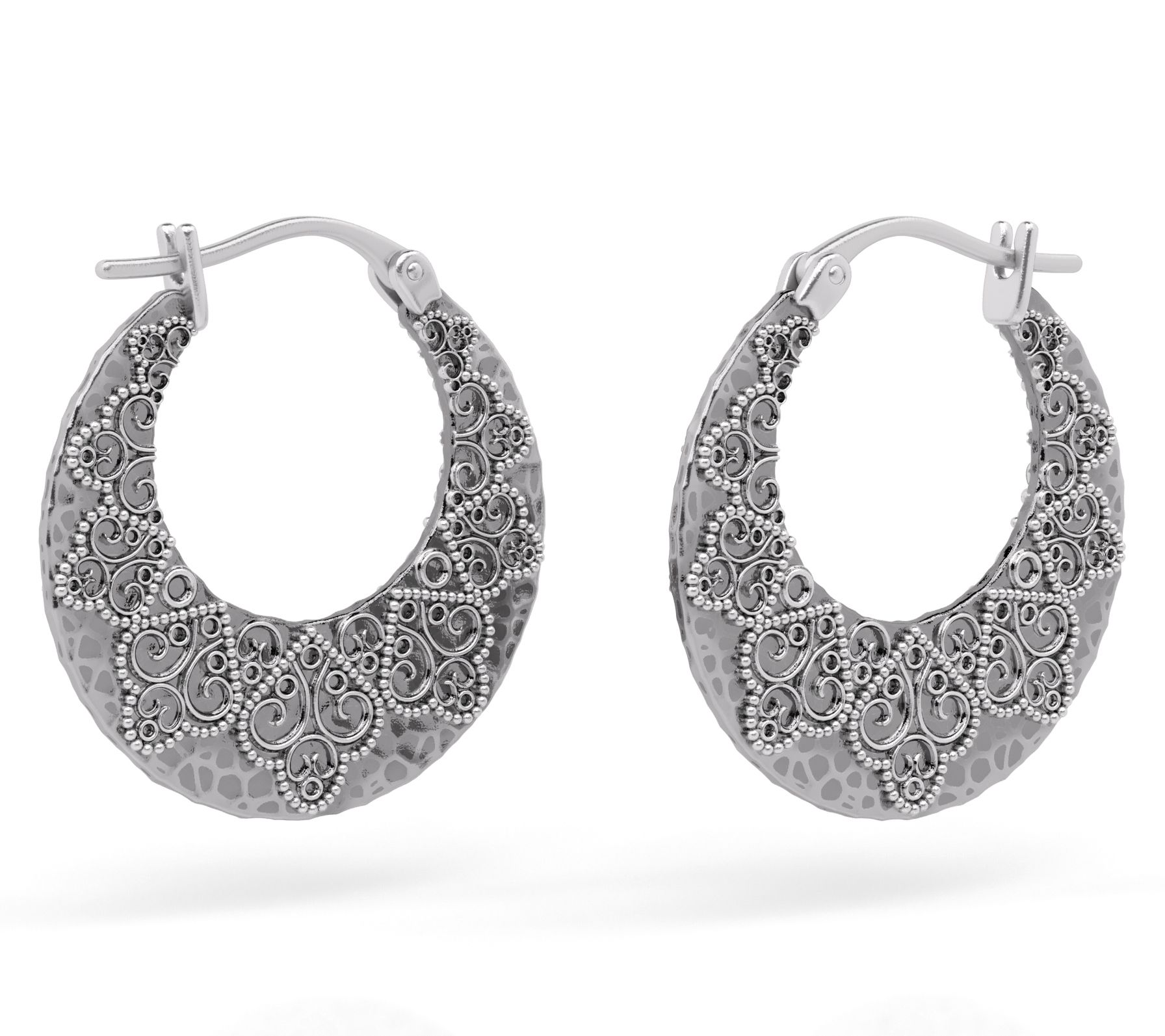 Or Paz Lace Design Earrings