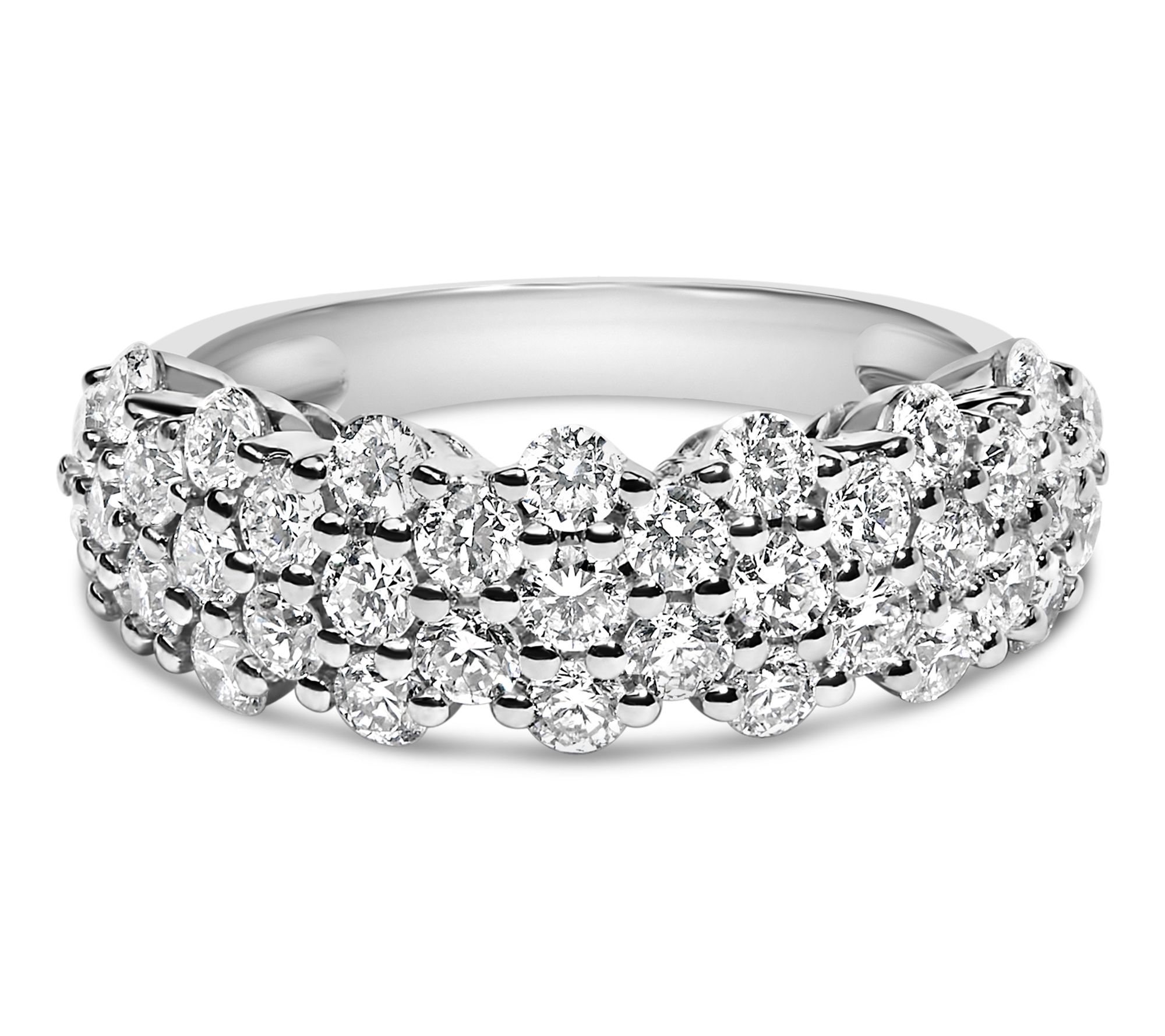 Haus of Brilliance Lab Grown Diamond Wide Band Ring, Sterling