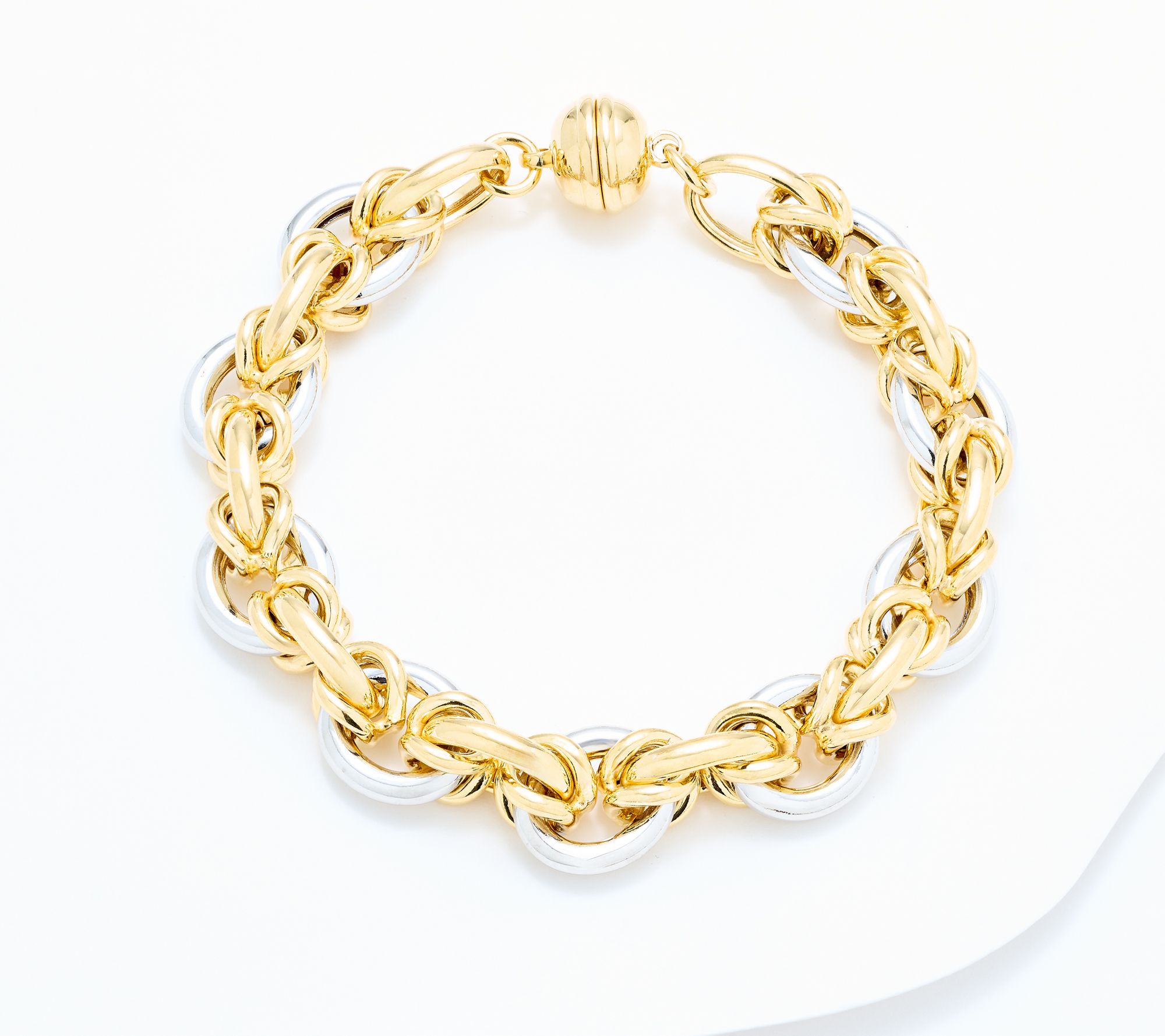 David Markstein Bronze Debut Status Byzantine Bracelet