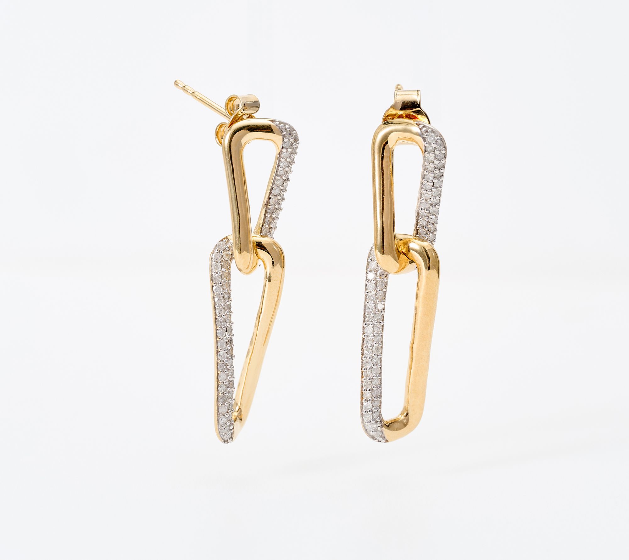 Accents by Affinity 0.60 cttw Colored Diamond Earring Sterling Silver