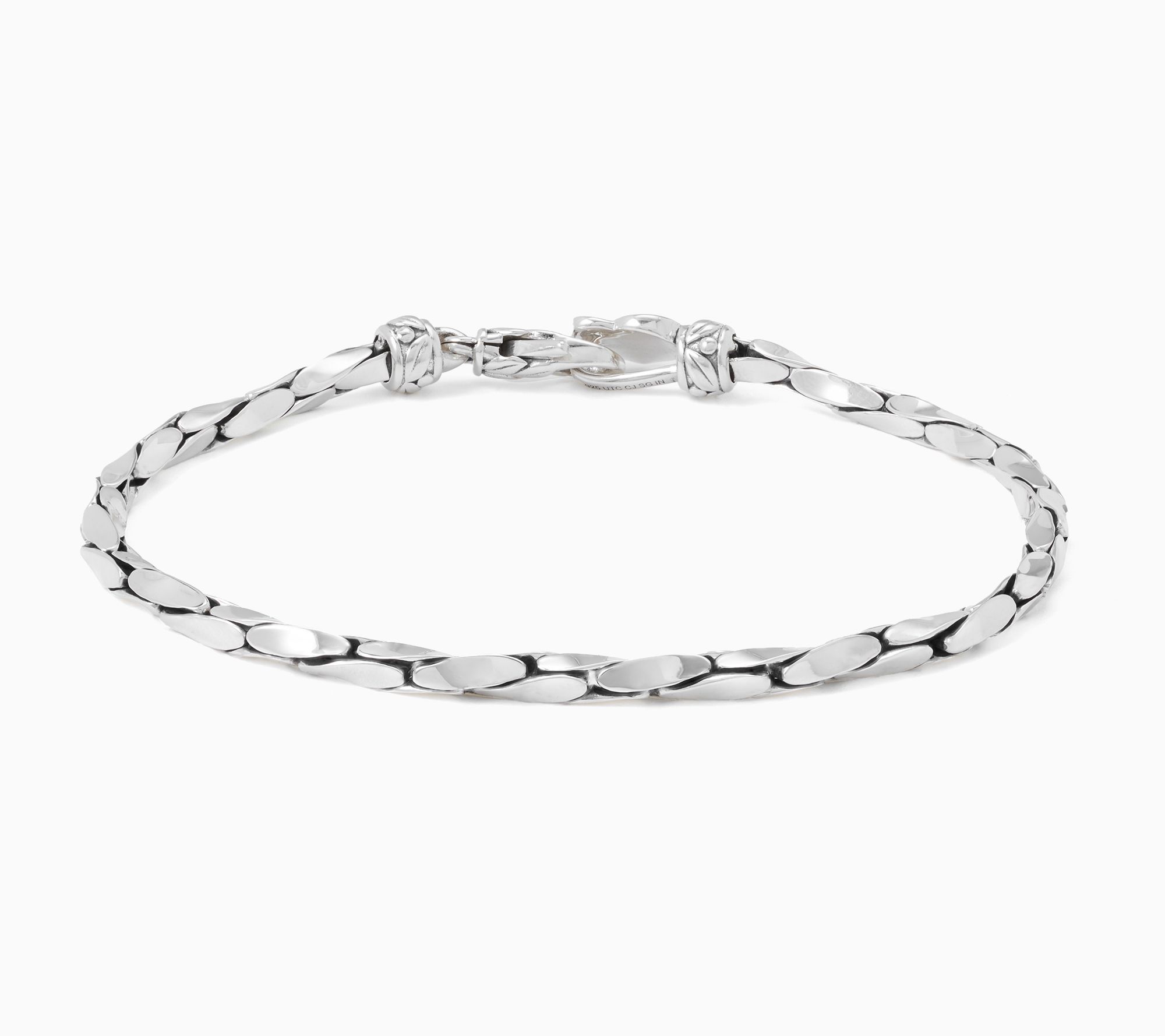 Christian James by Scott Grimes Sterling Silver Shimmer Chain Bracelet 8.7g