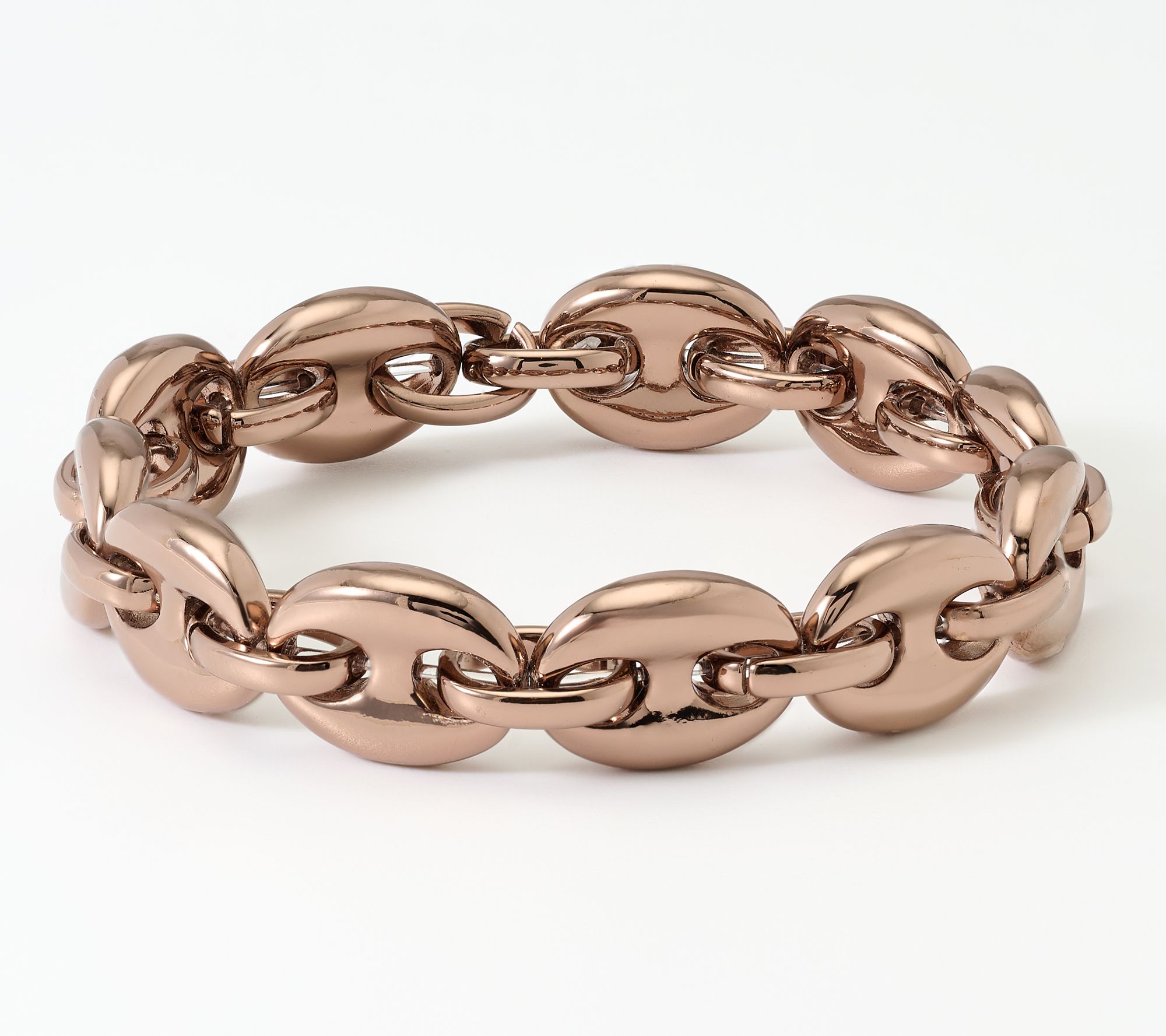 David Markstein Bronze Bold Status Marine Link Bracelet