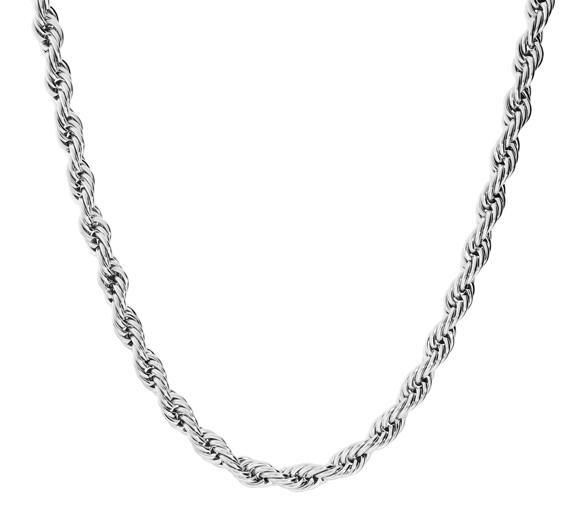Steel by Design 20" Rope Chain Necklace