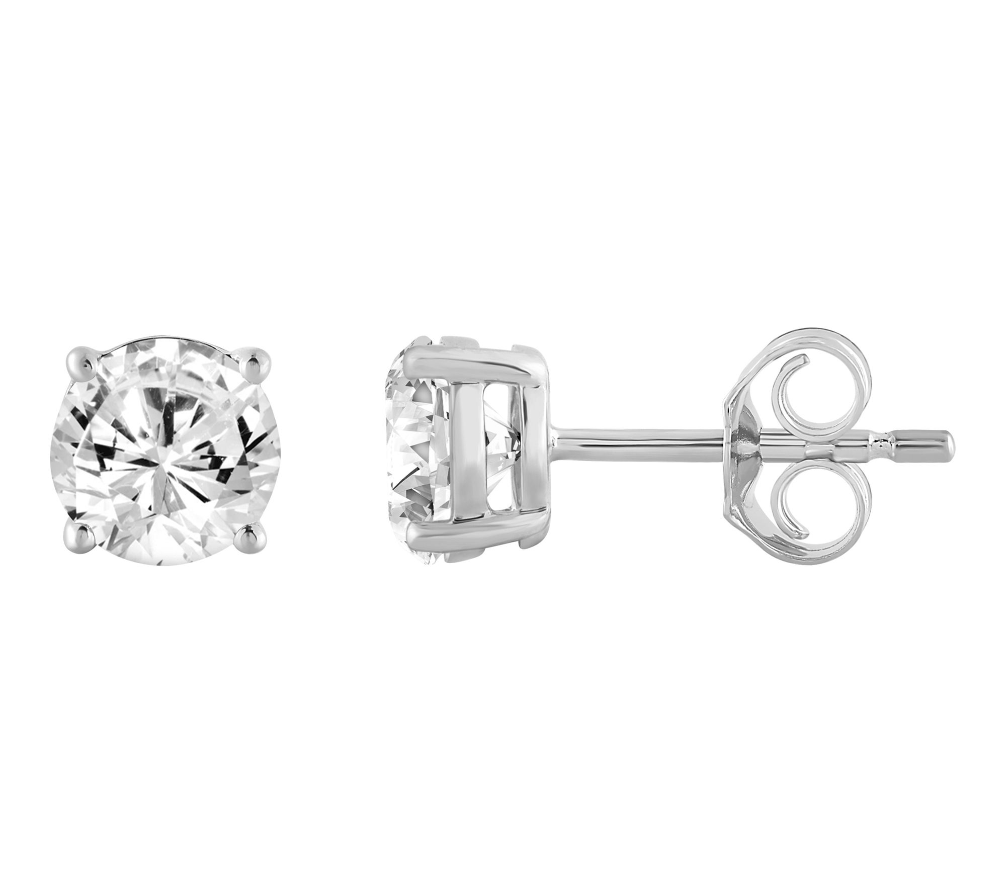 Fire Light 1.00 cttw Lab Grown Diamond Stud Earrings, 10K
