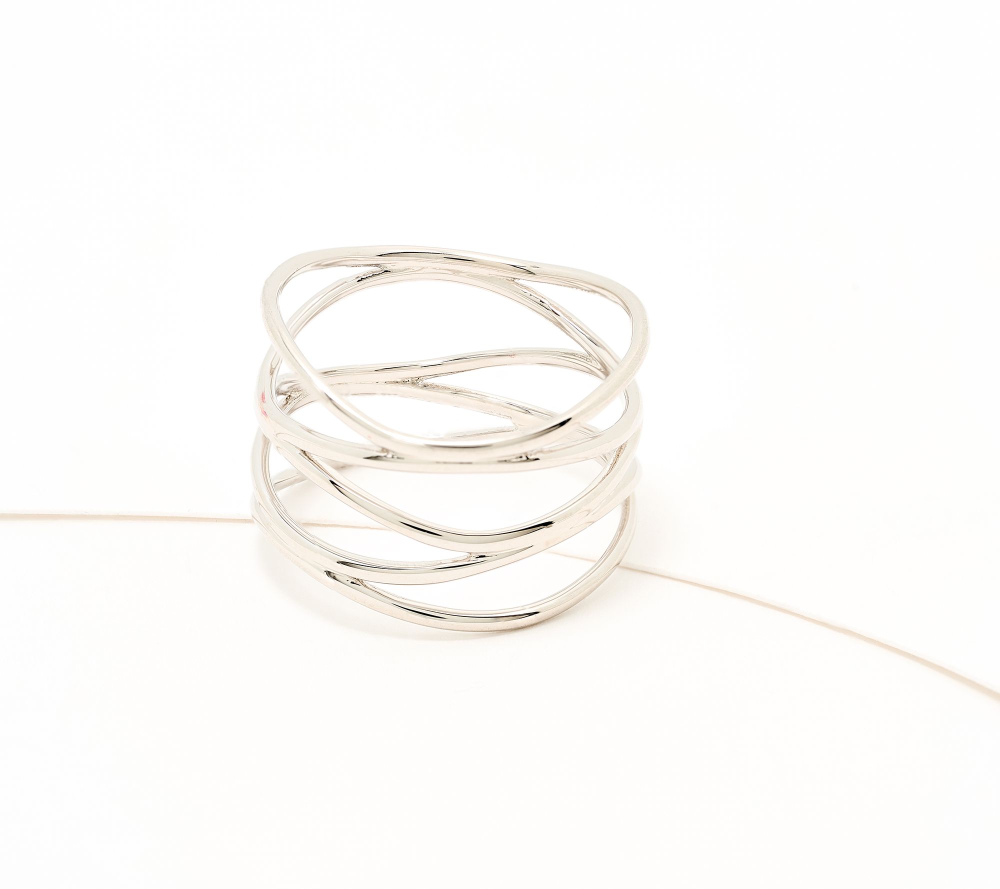 "As Is" David Markstein Bronze Deluxe 5-Row Swirl Band Ring