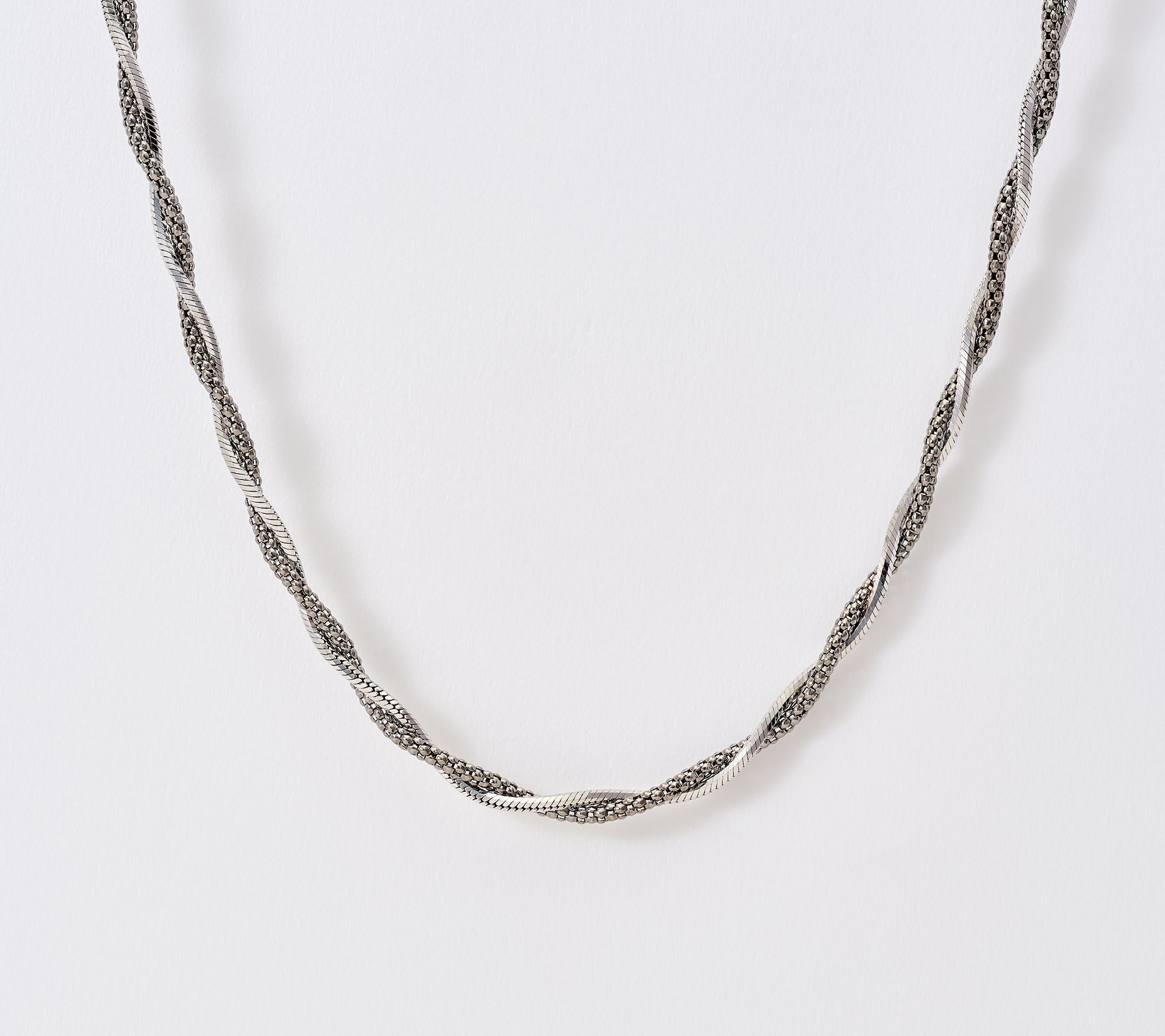 "As Is" David Markstein Bronze Debut Wrapped Double Necklace