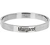 Steel By Design Personalized Satin Finish Bangle