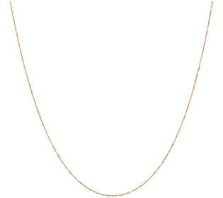 QVC 14K Gold 16" Adjustable Two Tone Double Strand Necklace Italy 