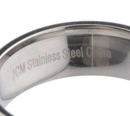 Steel by Design Inspirational Message Ring - QVC.com