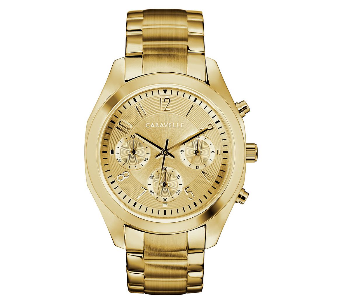 caravelle chronograph watch