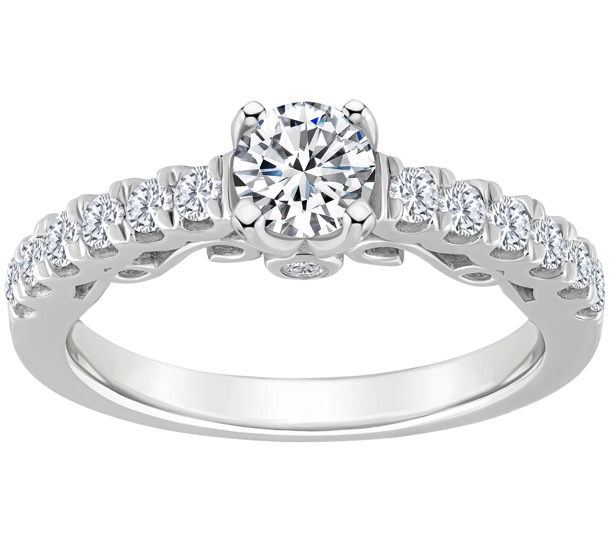 Affinity 0.80 cttw Diamond Engagement Ring, 14K Gold