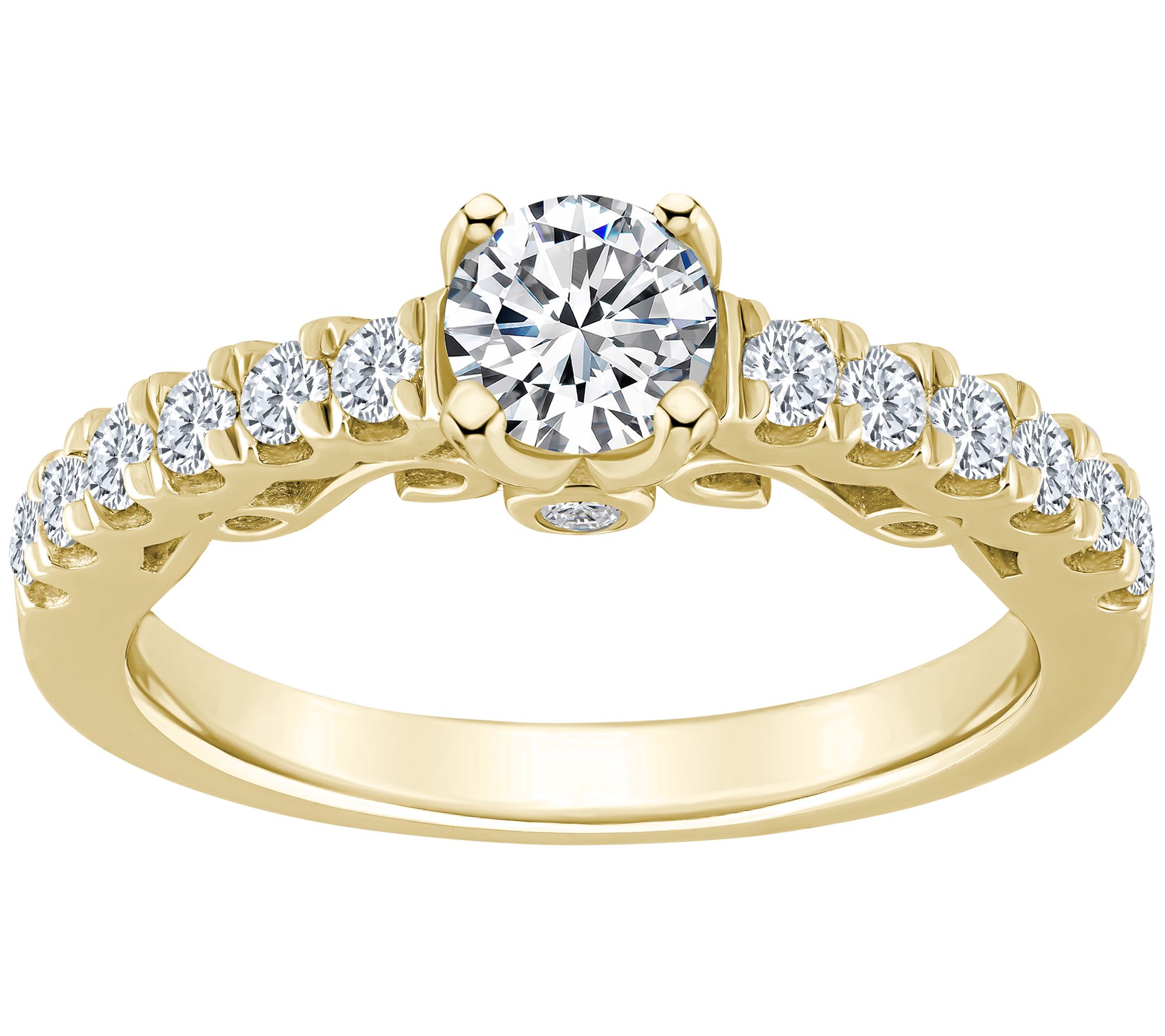 Affinity 0.80 cttw Diamond Engagement Ring, 14K Gold