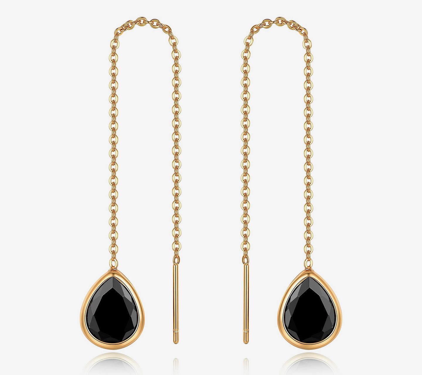 Ettika Barely There Chain Dangle Earrings