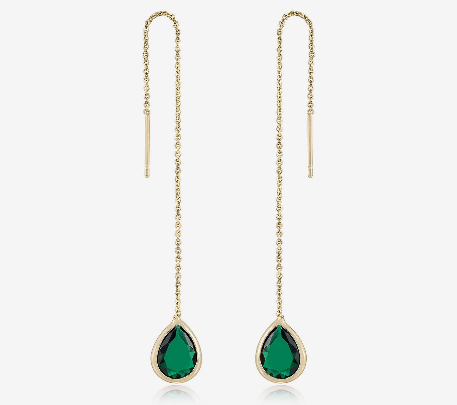 Ettika Barely There Chain Dangle Earrings