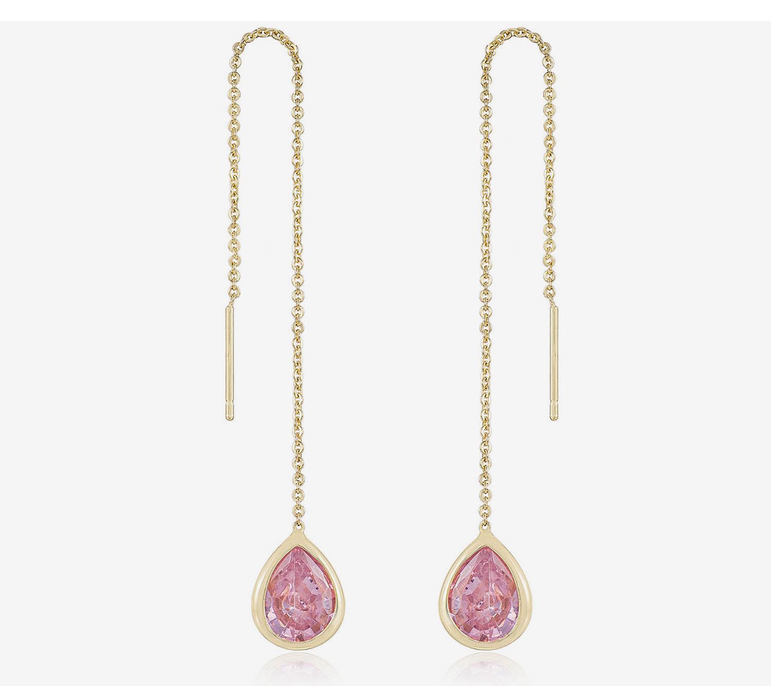 Ettika Barely There Chain Dangle Earrings