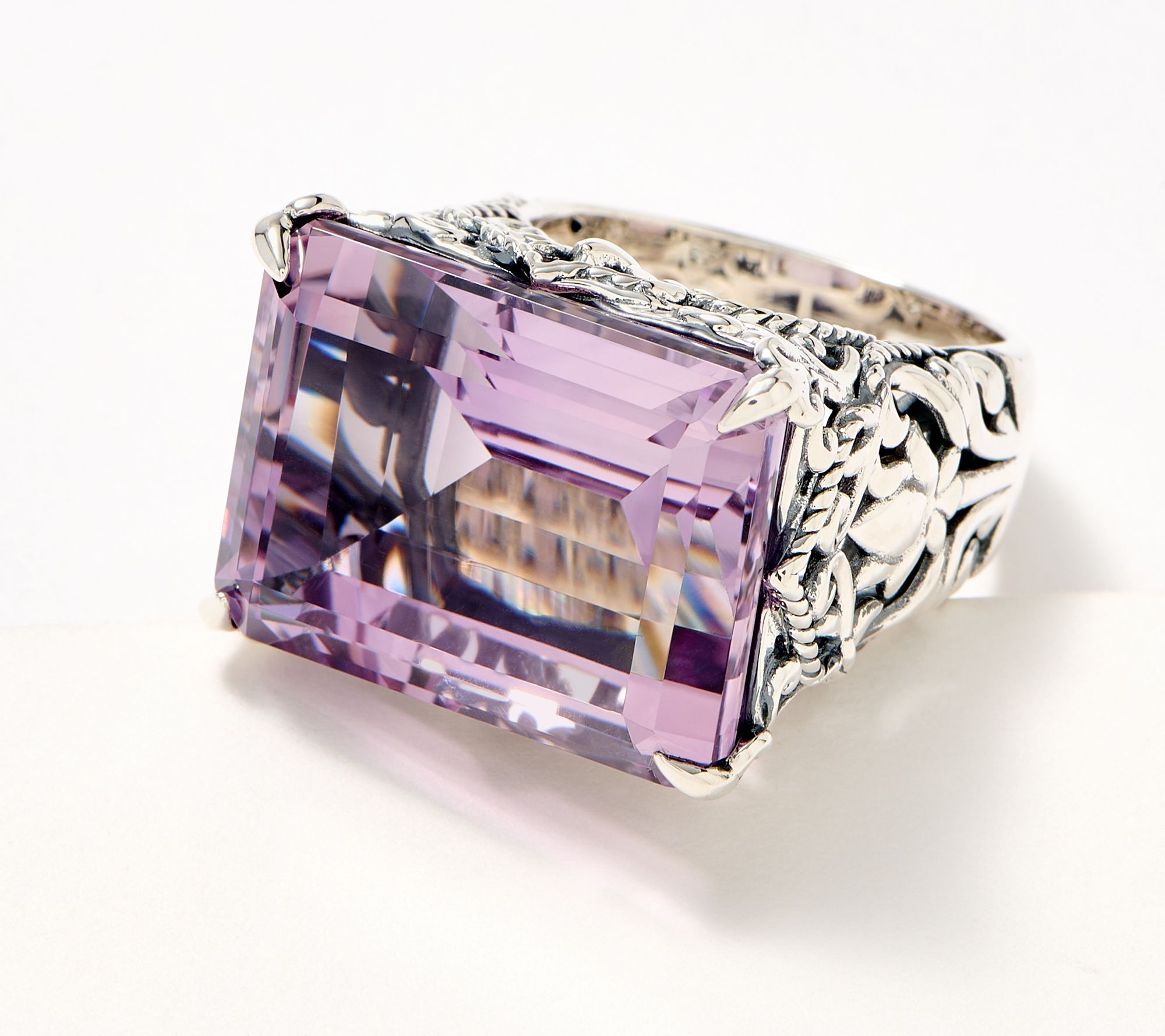  "As Is" Artisan Crafted by Robert Manse SS Gemstone Cocktail Ring