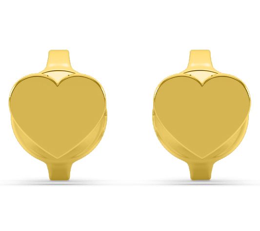 Oni Fine Jewelry Sterling Silver Heart Stud Earrings