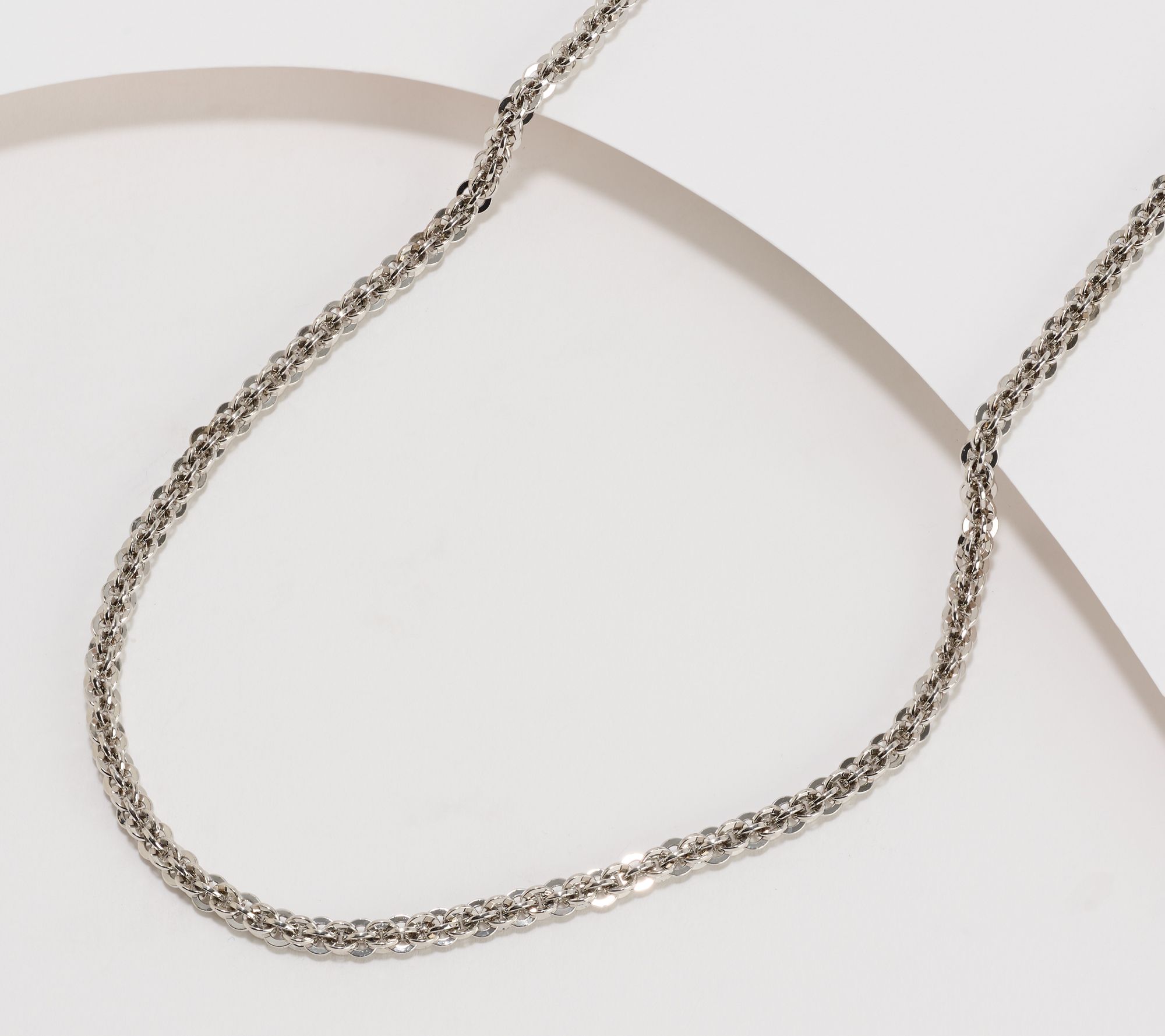"As Is" David Markstein Bronze Etruscan Weave Magnetic 20" Necklace
