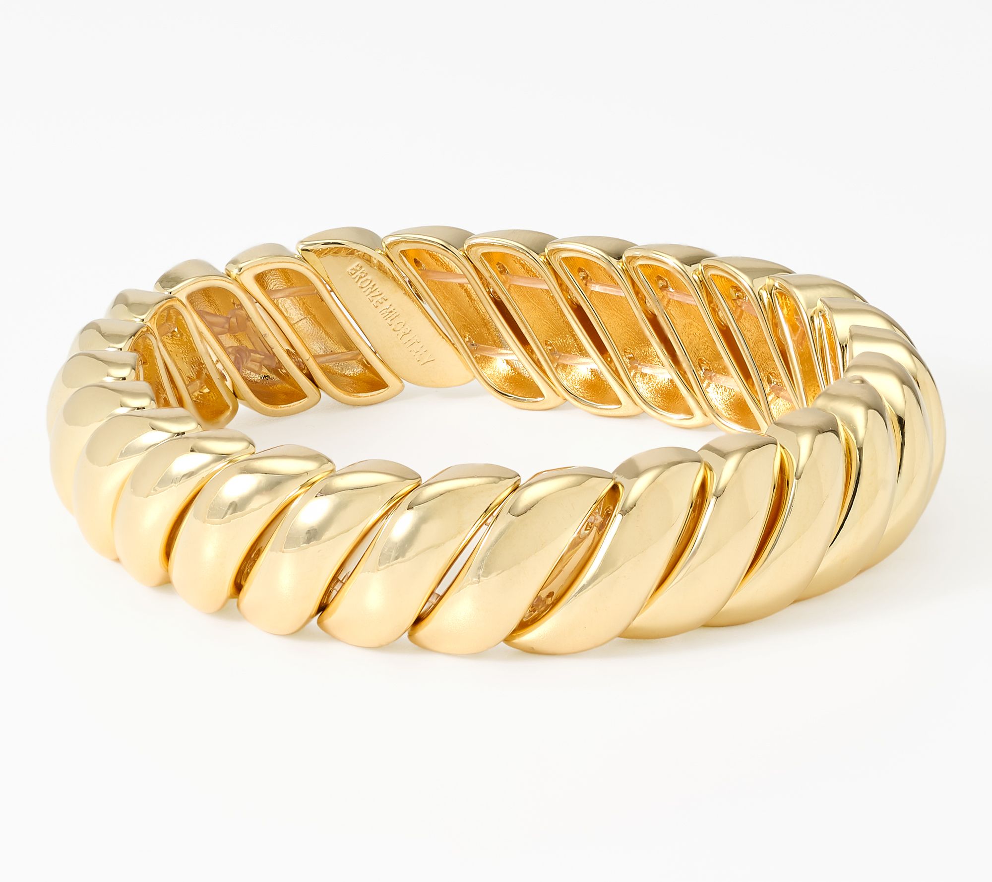 David Markstein Bronze Bold Status San Marco Stretch Bracelet