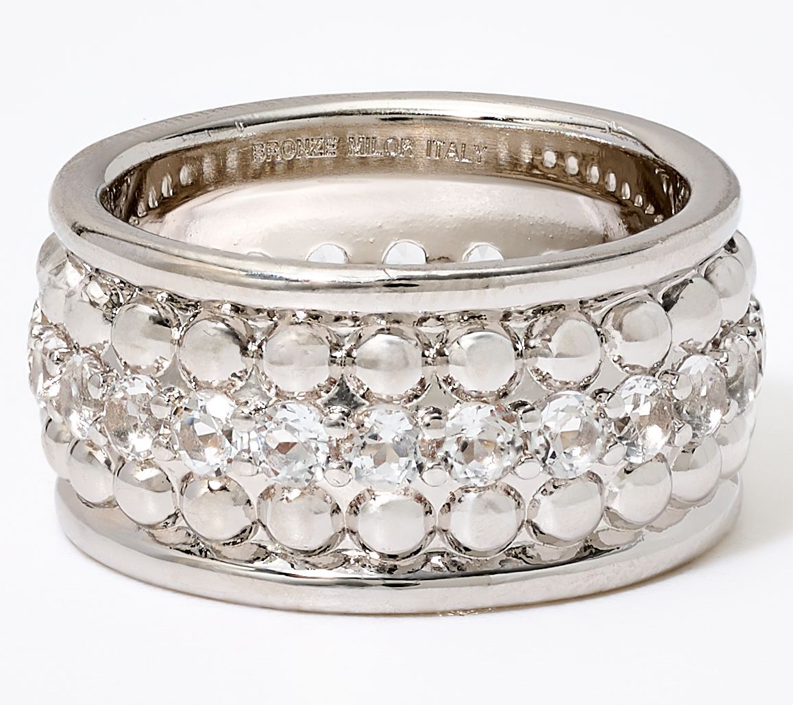 David Markstein Bronze Couture Textured WT Eternity Ring
