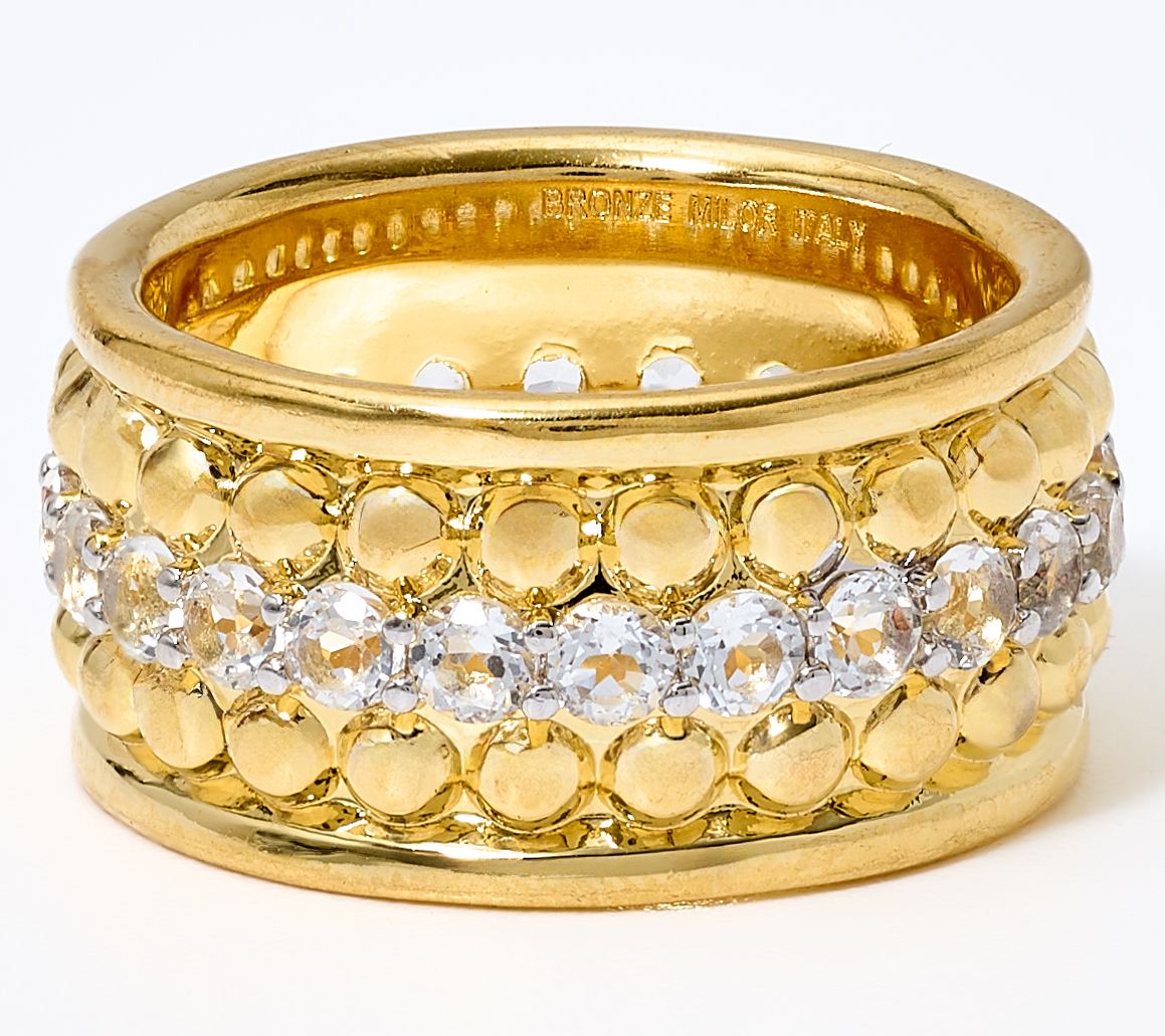 David Markstein Bronze Couture Textured WT Eternity Ring