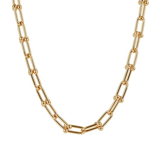 Bronzo Italia 18" Bold Paperclip Link Necklace