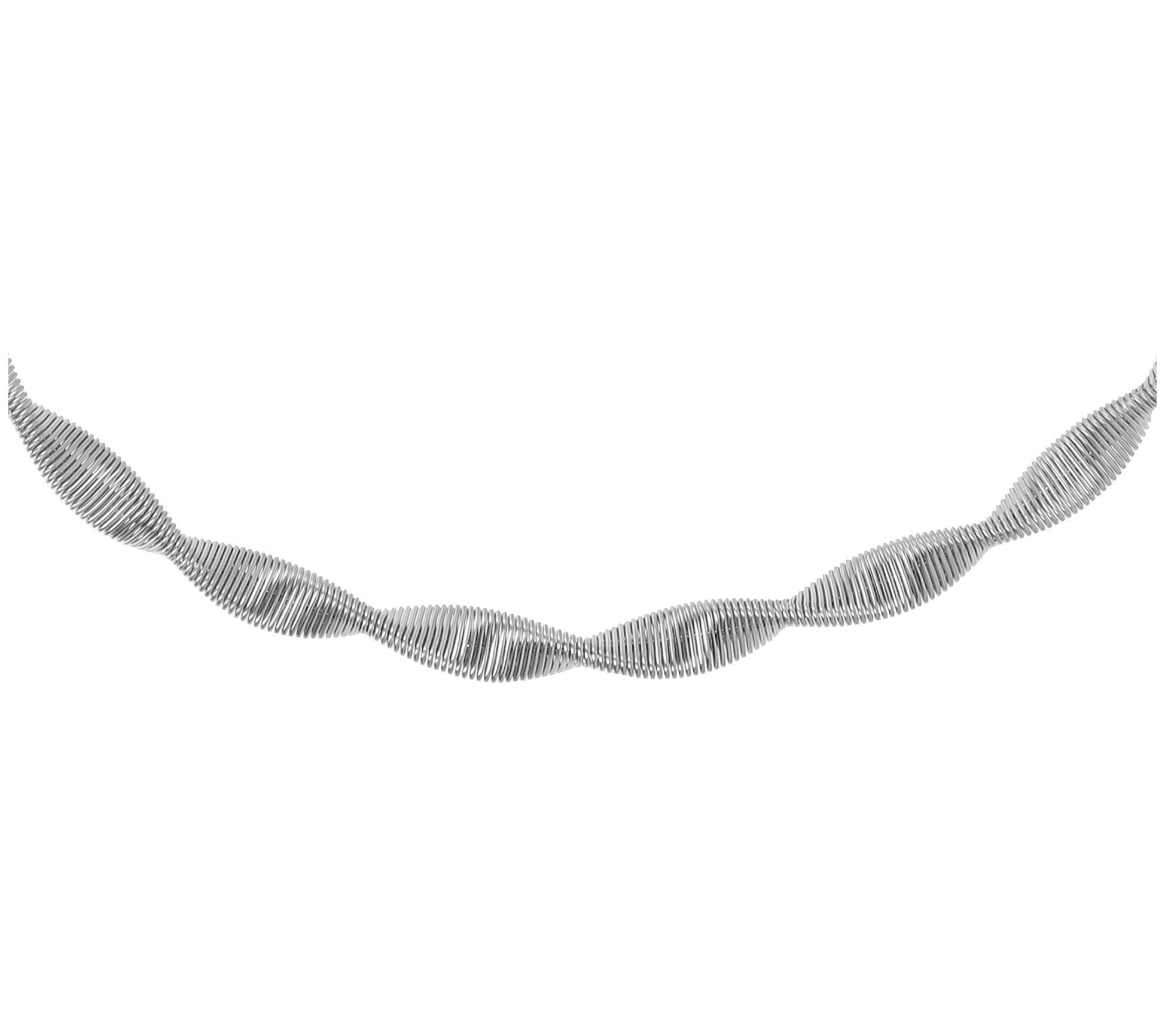 Steel by Design 18" Twisted Omega Necklace