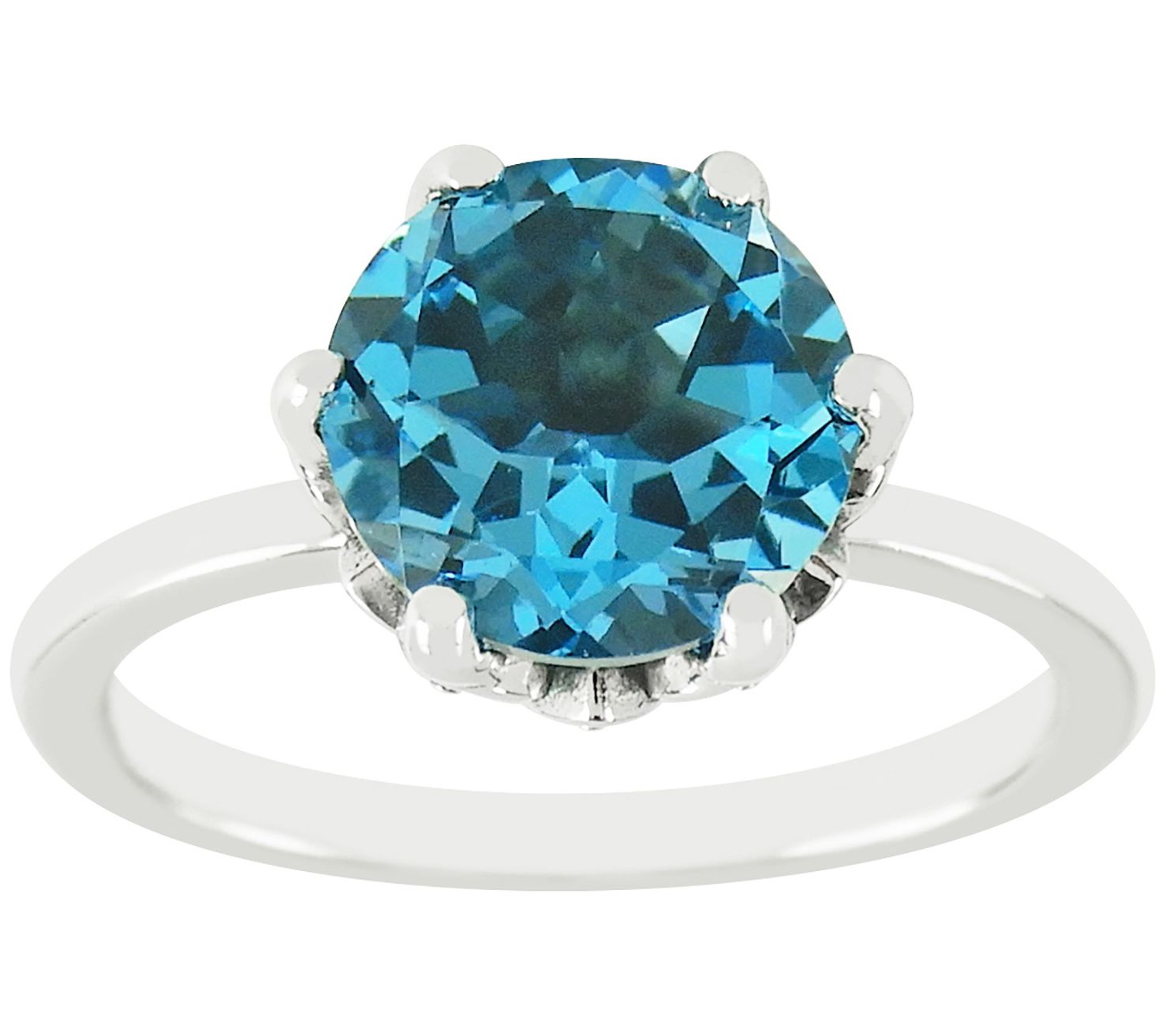 Suspicion Sterling Silver Gemstone & Marcasit eCocktail Ring