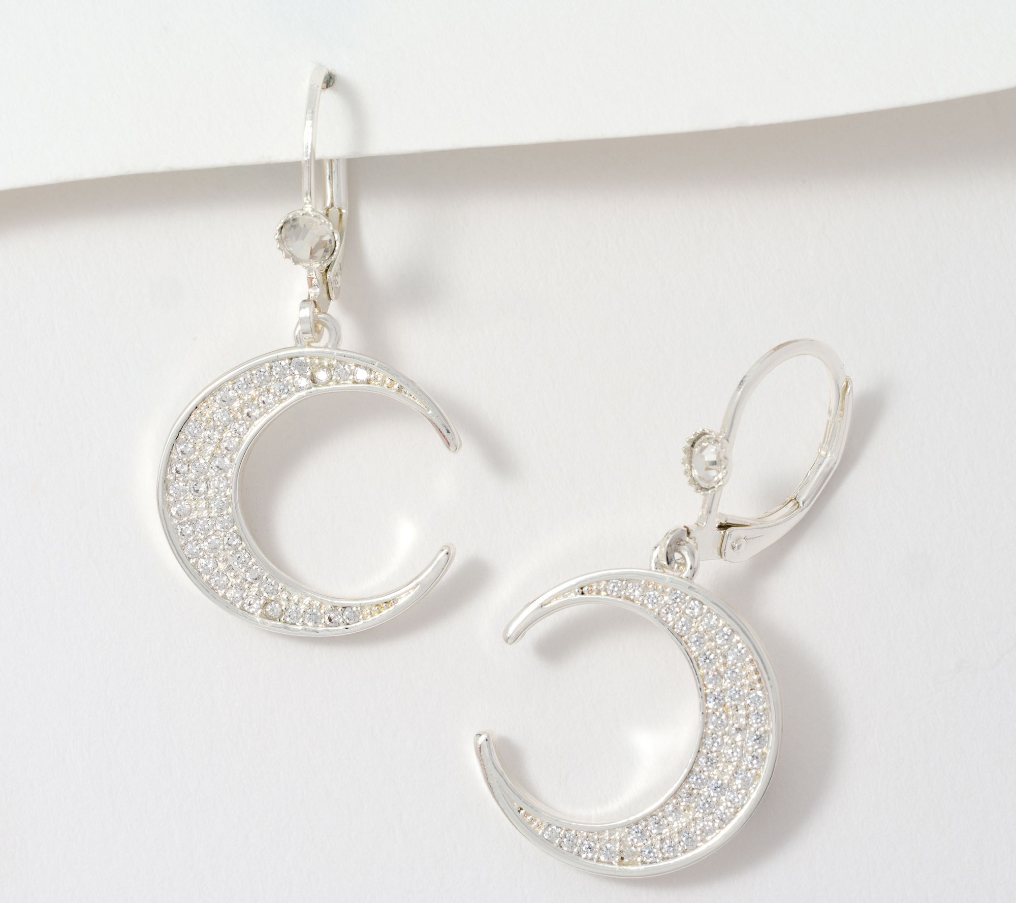 Kirks Folly Super New Moon Leverback Earrings - QVC.com