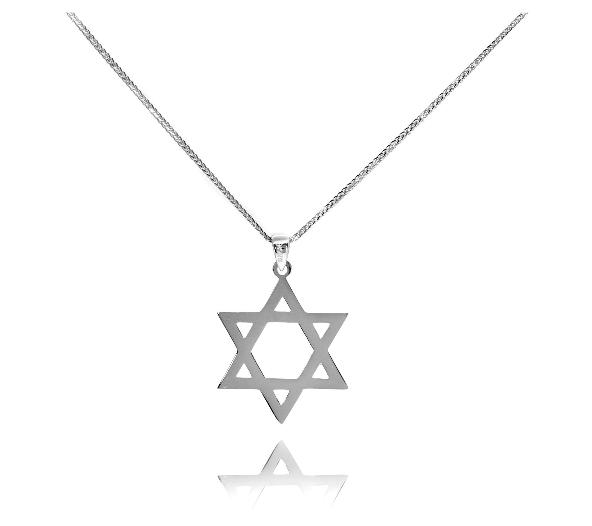 Adi Paz 14K Gold Open Star of David Pendant w/Chain
