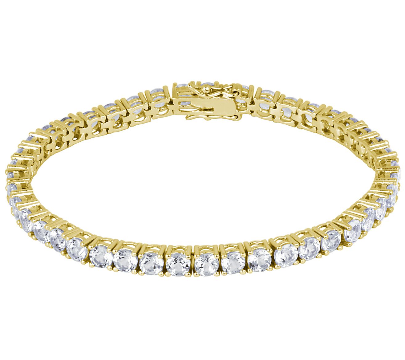 Diamonique 17.80 cttw Tennis Bracelet, Sterling Silver