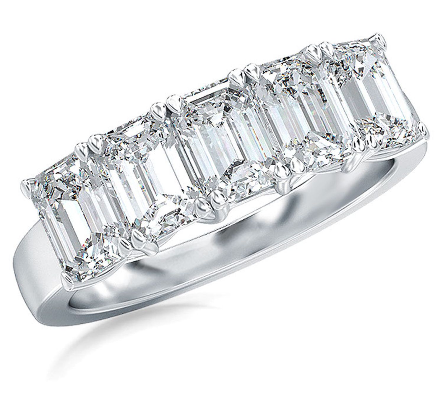 Vida Lab Diamonds Marise Petite Half Eternity Band Ring