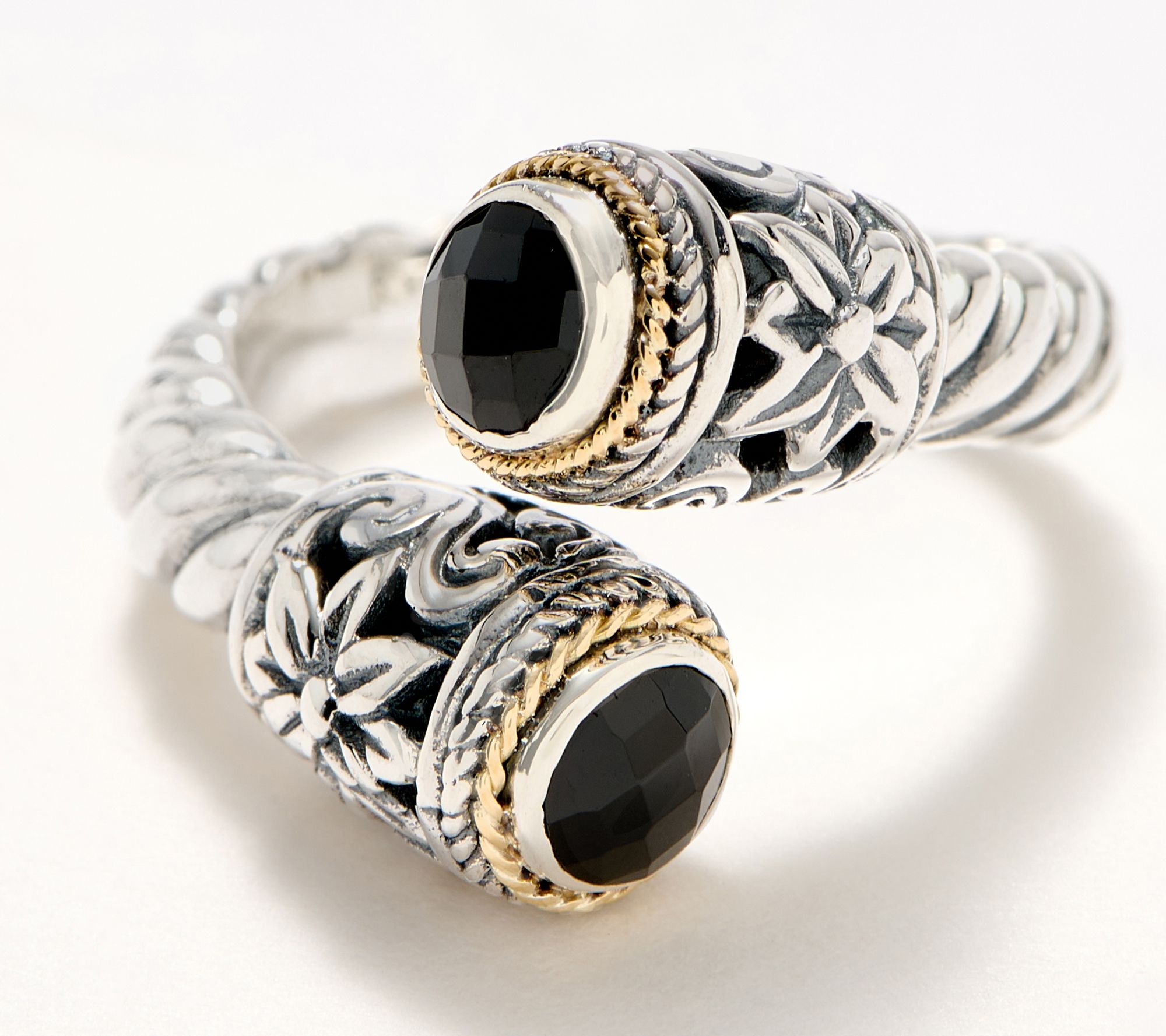 "As Is" Artisan Crafted by Robert Manse SS & 18K Gemstone Ring