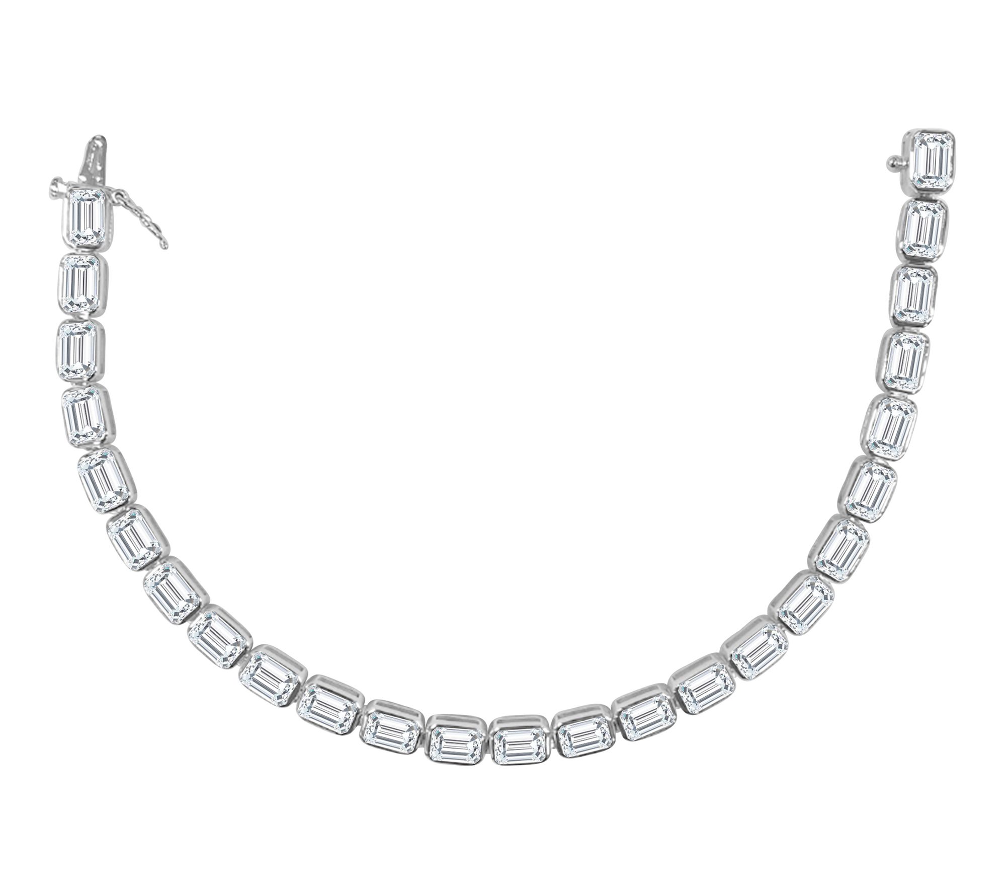 Fire Light 16.00 cttw Lab Grown Diamond TennisBracelet, 14K