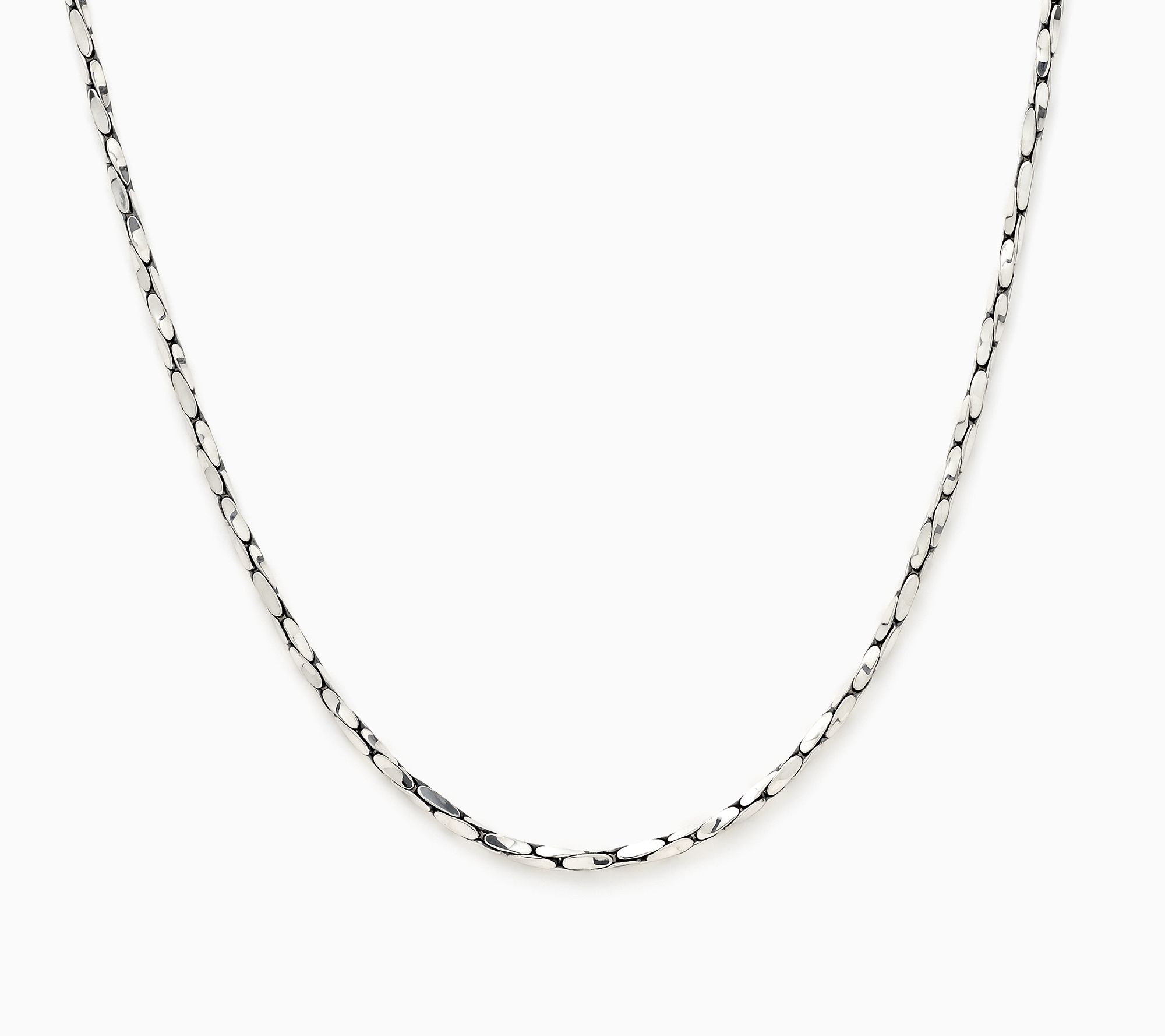 Christian James by Scott Grimes Sterling Silver Shimmer Chain Necklace, 14.5g