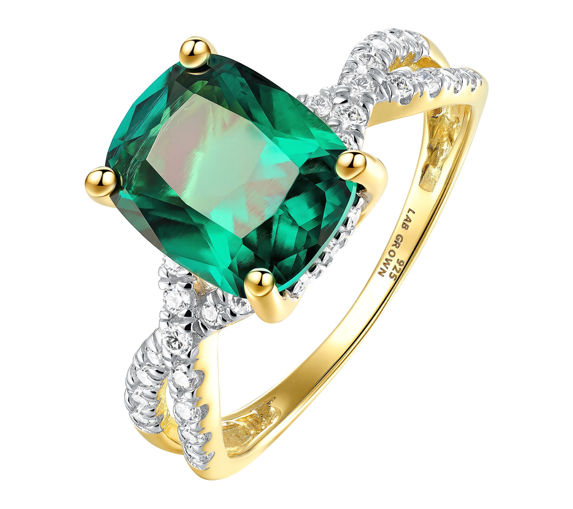 Fire Light Lab Diamond & Gemstone Radiant Cut Ring