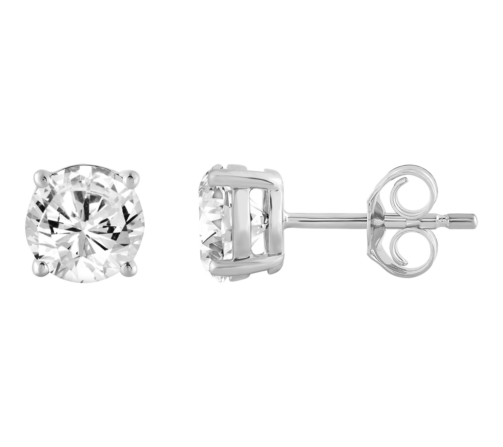 Fire Light 2.00 cttw Lab Grown Diamond Stud Earrings, 10K