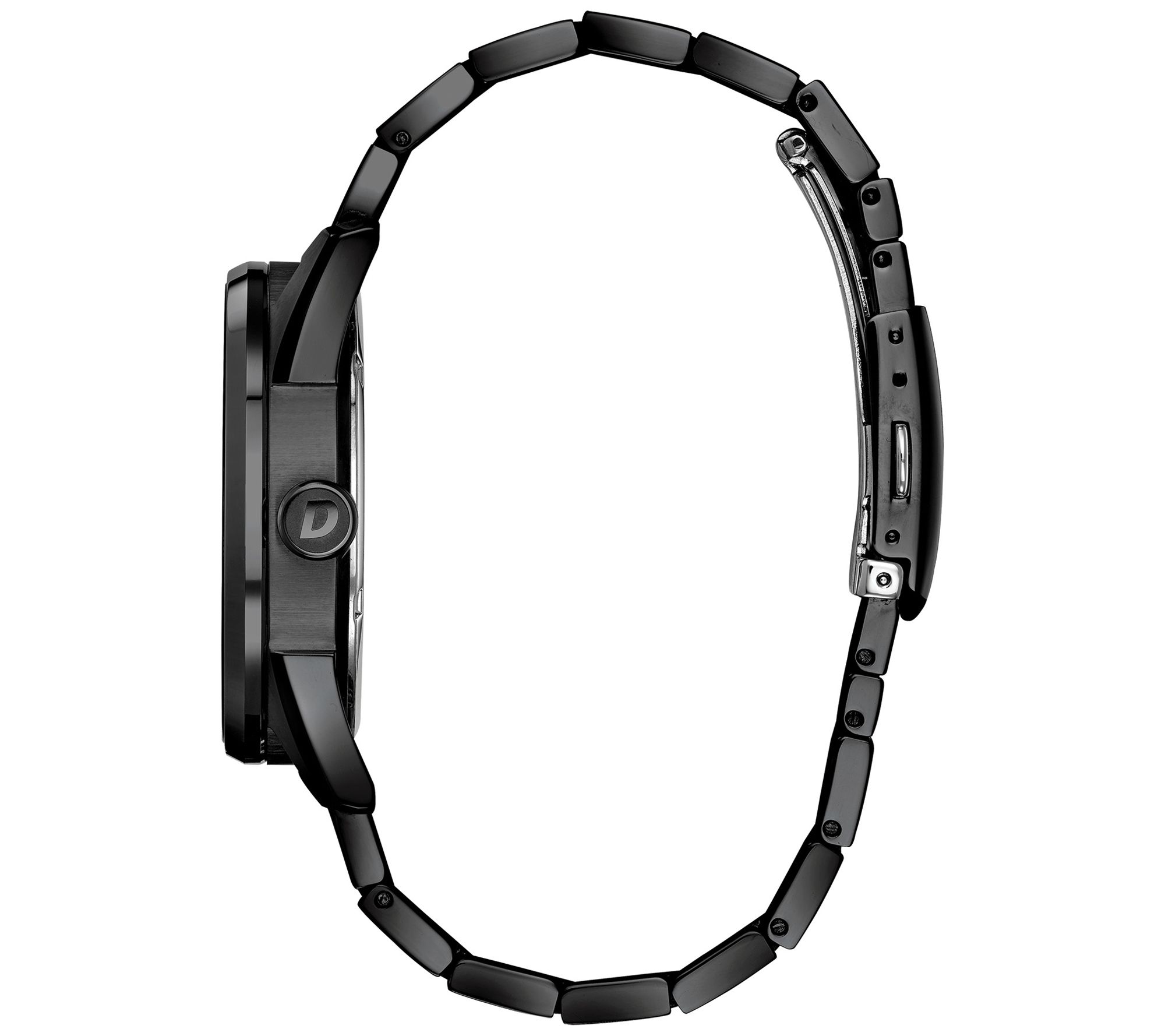 Citizen EcoDrive Men's Black Stainless Steel Bracelet Watch