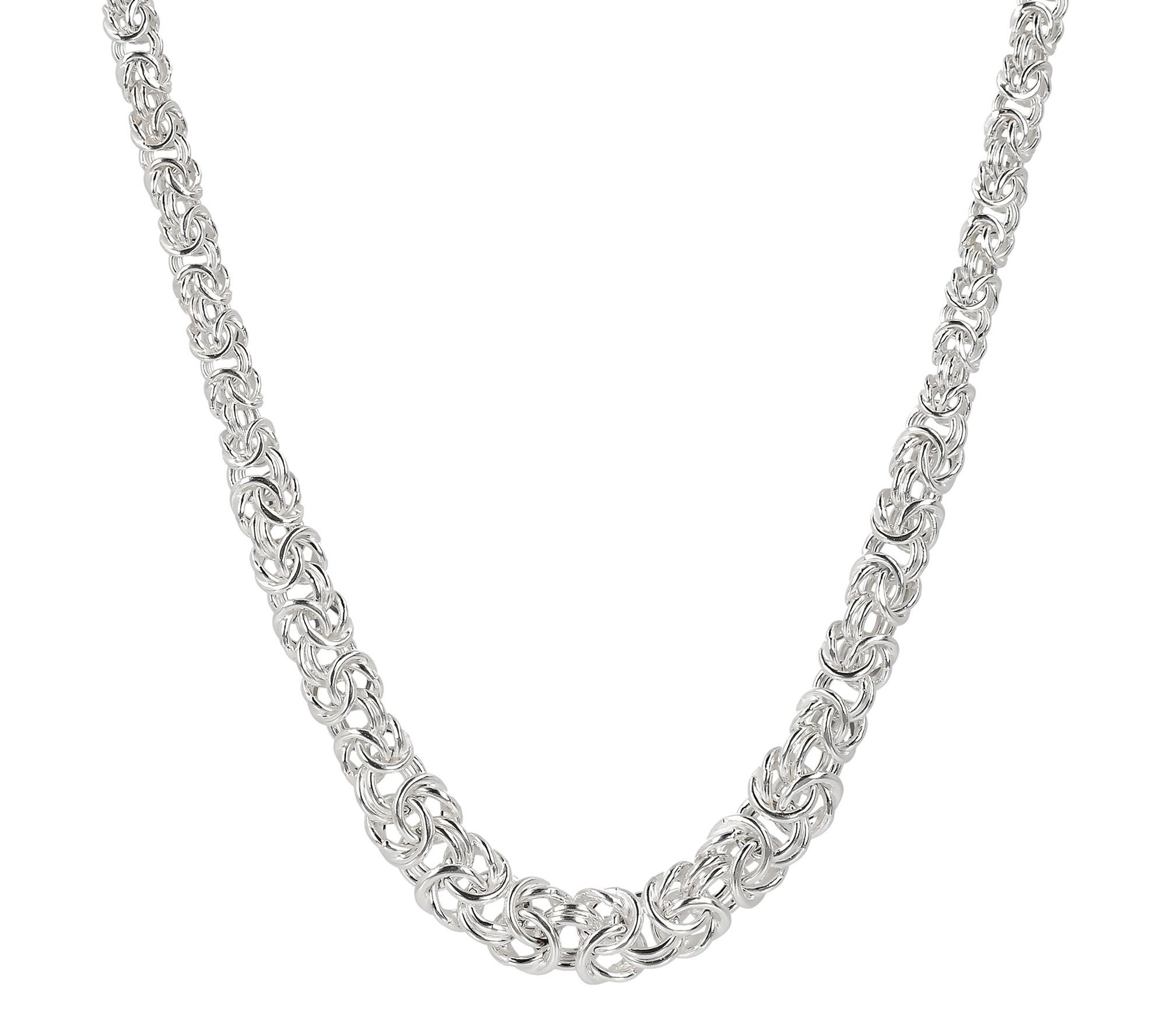 Classic Silver Necklace Chain (Item No. N0076) – Tartaria Jewelry