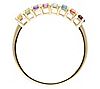 Ariva 14K Gold Rainbow Gemstome Band Ring, 1 of 2