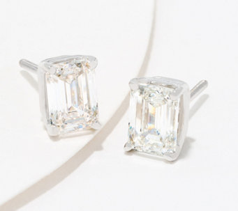 Fire Light Lab Grown Fancy Cut Diamond Stud 14K Earrings, 2.0cttw