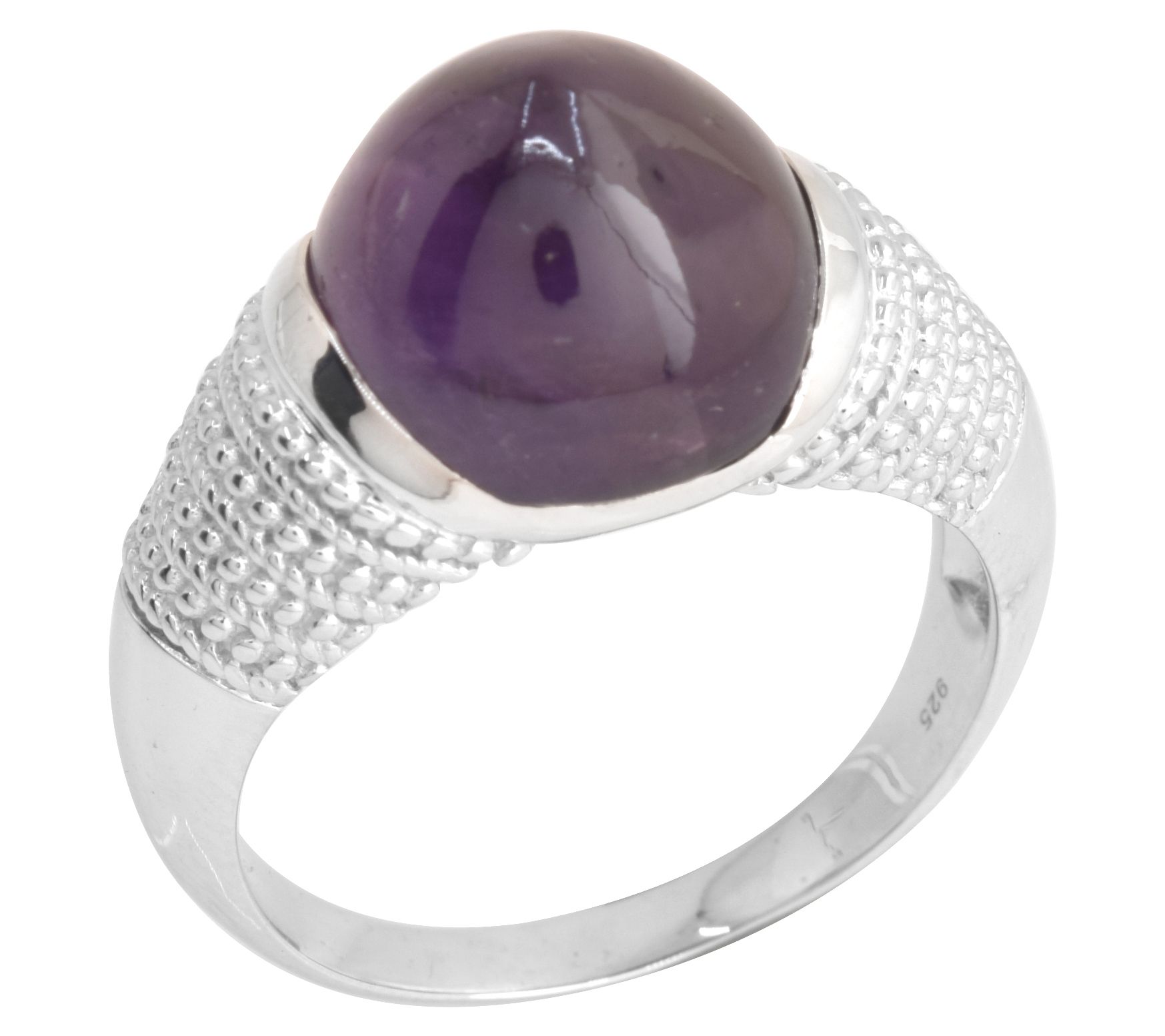 Qvc clearance amethyst rings